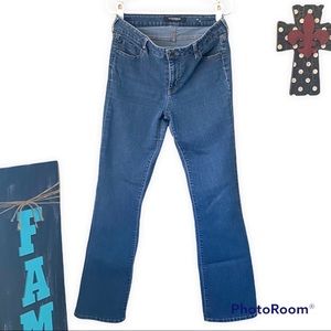 Women’s Liverpool Jeans Company Mid-Rise Bootcut Denim Blue Jeans Sz 12